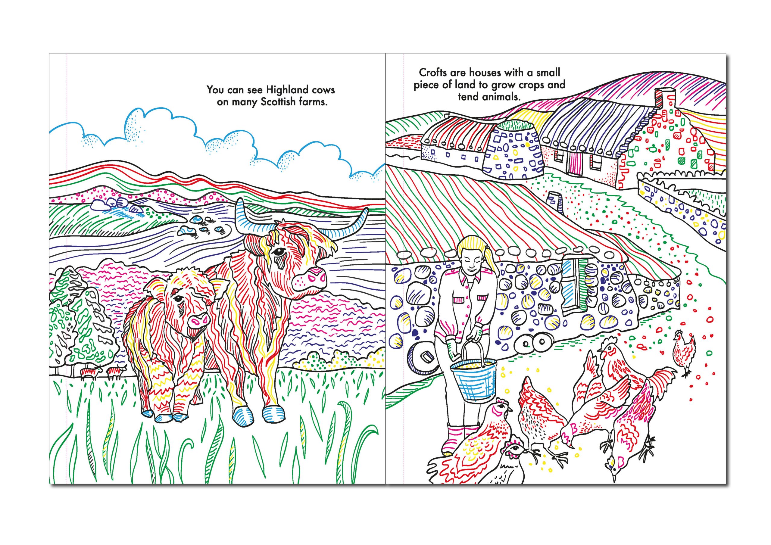 The Scottish Farm Magic Painting Book - Image 2