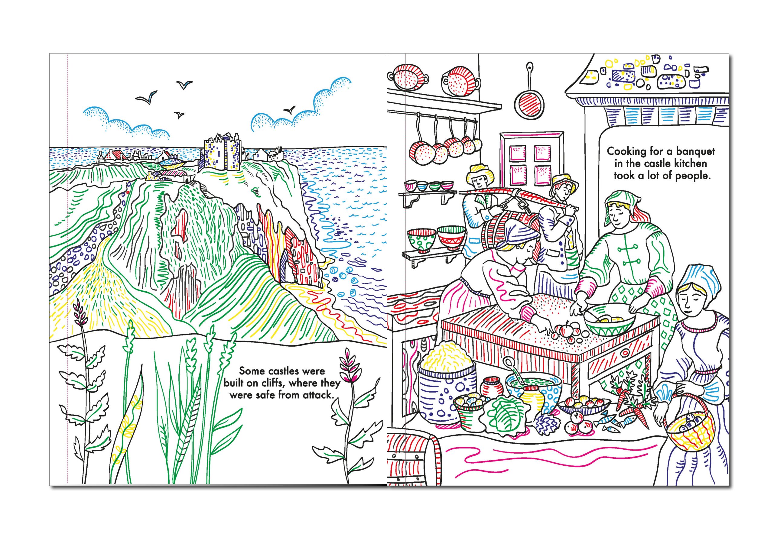 Scottish Castles: Magic Painting Book - Image 4